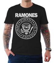 Camiseta Ramones Camisa Banda Punk Rock Clássico Anos 70 - King of Geek