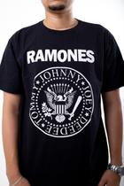 Camiseta Ramones Camisa Estampada Banda Rock Básica Unissex Camiseta Ramones Camisa Estampada Banda Rock Básica Unissex