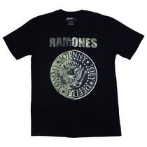 Camiseta Ramones - Hey Ho! Let's Go! - Rajado Camiseta Ramones - Hey Ho! Let's Go! - Rajado