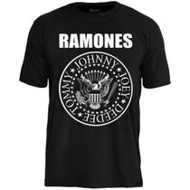 Camiseta Ramones Hey Ho Lets Go Logo Camiseta Ramones Hey Ho Lets Go Logo