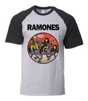 Camiseta Ramones Simpsons Plus Size Camiseta Ramones Simpsons Plus Size