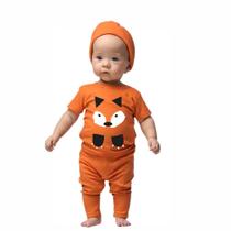 camiseta raposa infantil unissex estampa digital laranja vários tamanhos de 0 a 8 anos