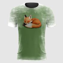 Camiseta Raposa Sonolenta Descansando