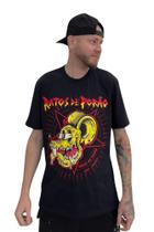Camiseta Ratos de Porão Metal Punk Blusa Oficial Banda Rock Of0386 Camiseta Ratos de Porão Metal Punk Blusa Oficial Banda Rock Of0386