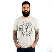 Camiseta Raul Seixas em Relevo Off White Minimalista e Autêntica Alt Universe Camiseta Raul Seixas em Relevo Off White Minimalista e Autêntica Alt Universe