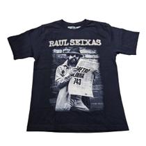 Camiseta Raul Seixas Metro Linha 743 Blusa Rock Nacional Mr460