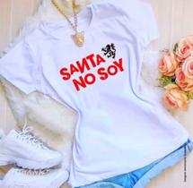 Camiseta Rbd - Santa No Soy Camisa Feminina Baby Look