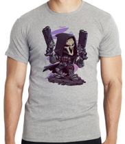 Camiseta Reaper Overwatch Blusa criança infantil juvenil adulto camisa todos tamanhos