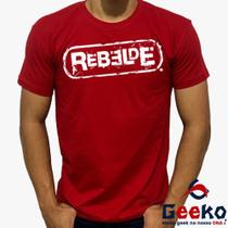 Camiseta Rebelde 100% Algodão RBD Geeko