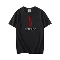 Camiseta Rebelde RBD Camisa Gravata Unissex