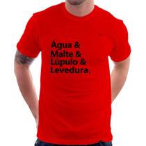 Camiseta Receita Cerveja - Foca na Moda