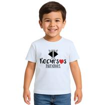 Camiseta Recursos Humanos Coração Personalizada