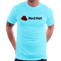 Camiseta Red Hat Linux Logo - Foca na Moda