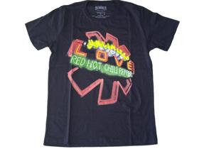 Camiseta Red Hot Chili Peppers Blusa Preta Banda Rock Bo598 BRC