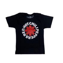 Camiseta Red Hot Chilli Peppers Blusa Infantil Banda de Rock Bo583