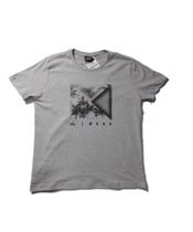 Camiseta Reef Masculina Cinza Mescla