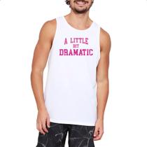 Camiseta Regata A little bit dramatic rosa