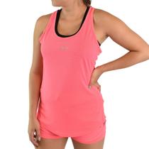 Camiseta Regata Activitta Feminina Esportiva Poliamida Coral