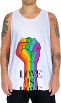 Camiseta Regata Ads Amor é amor Bandeira lgbt 1