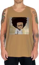 Camiseta Regata Ads Huey Freeman The Boondocks Black 3