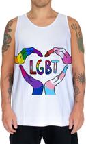 Camiseta Regata Ads Lgbt Lésbica Pan Bi Gay Orgulho Amor - Fabriqueta