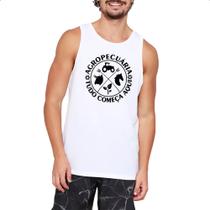 Camiseta Regata Agro tudo comeca aqui
