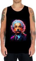 Camiseta Regata Albert Einstein Físico Brilhante Gênio 4 Camiseta Regata Albert Einstein Físico Brilhante Gênio 4