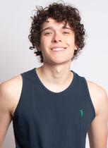 Camiseta Regata Aleatory Básica Azul