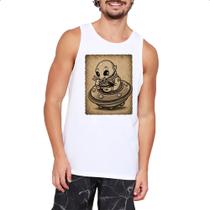 Camiseta Regata Alien lamen disco voador Anos 30