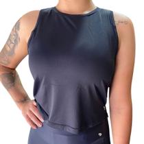 Camiseta Regata Alto Giro Eterna Cropped Feminina 101622