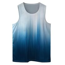 Camiseta regata Amasnay Gradient Color Quick Dry para homens