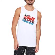 Camiseta Regata Ando devagar treinei perna Camiseta Regata Ando devagar treinei perna