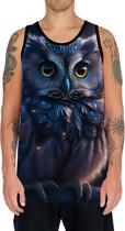 Camiseta Regata Animais Corujas Misticas Aves Noturnas HD 10 Camiseta Regata Animais Corujas Misticas Aves Noturnas HD 10