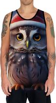 Camiseta Regata Animais Corujas Misticas Aves Noturnas HD 19 Camiseta Regata Animais Corujas Misticas Aves Noturnas HD 19