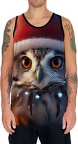 Camiseta Regata Animais Corujas Misticas Aves Noturnas HD 26 Camiseta Regata Animais Corujas Misticas Aves Noturnas HD 26