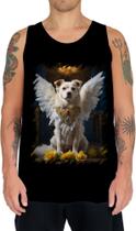 Camiseta Regata Anjo Canino Cão Angelical 2
