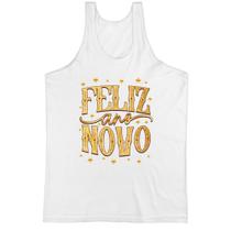 Camiseta Regata Ano Novo Feliz Estrelas