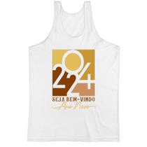 Camiseta Regata Ano Novo seja bem vindo