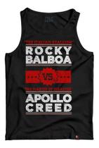 Camiseta Regata Anos 80 Rocky Balboa Vs Apollo Creed Filme