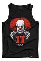 Camiseta Regata Anos 90 It A Coisa Palhaço Camisa Geek Filme Camiseta Regata Anos 90 It A Coisa Palhaço Camisa Geek Filme