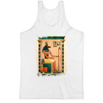 Camiseta Regata Anubis Papiro Egito