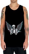 Camiseta Regata Arte Tumblr Esqueletos Caveira Ossos Moda 12 Camiseta Regata Arte Tumblr Esqueletos Caveira Ossos Moda 12