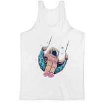 Camiseta Regata Astronaula no balanco lunar Camiseta Regata Astronaula no balanco lunar