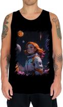 Camiseta Regata Astronauta Dance Vaporwave 2