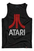 Camiseta Regata Atari Games Camisa Retrô Clássicos Anos 80 Camiseta Regata Atari Games Camisa Retrô Clássicos Anos 80