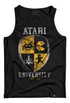 Camiseta Regata Atari Video Game Retrô Camisa Geek Jogos Camiseta Regata Atari Video Game Retrô Camisa Geek Jogos