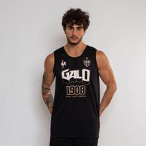 Camiseta Regata Atético Mineiro Oficial Ala Do Galo Cor:PretoTamanho:GGGenero:Masculino Camiseta Regata Atético Mineiro Oficial Ala Do Galo Cor:PretoTamanho:GGGenero:Masculino