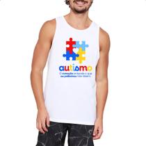 Camiseta Regata Autismo coracao entende