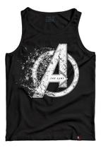 Camiseta Regata Avengers Vingadores Capitão América Endgame