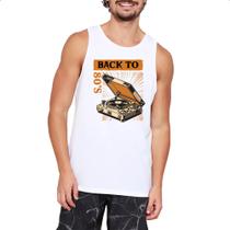 Camiseta Regata Back to anos 80 vitrola